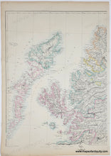 Load image into Gallery viewer, 1863 - Scotland - Antique Map
