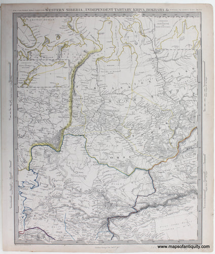 Antique-Map-Western-Siberia-Independent-Tartary-Khiva-Bokhara-etc.