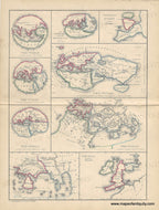 Genuine-Antique-Map-The-World-According-to-the-Ancients-1871-Hughes-Maps-Of-Antiquity
