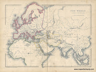 Genuine-Antique-Map-The-World-As-Known-to-the-Ancients-1871-Hughes-Maps-Of-Antiquity