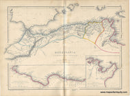 Genuine-Antique-Map-Africa---Mauritania-Numidia-and-Africa-1871-Hughes-Maps-Of-Antiquity