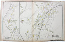 Load image into Gallery viewer, 1889 - Part of Concord/Westvale - Antique Map
