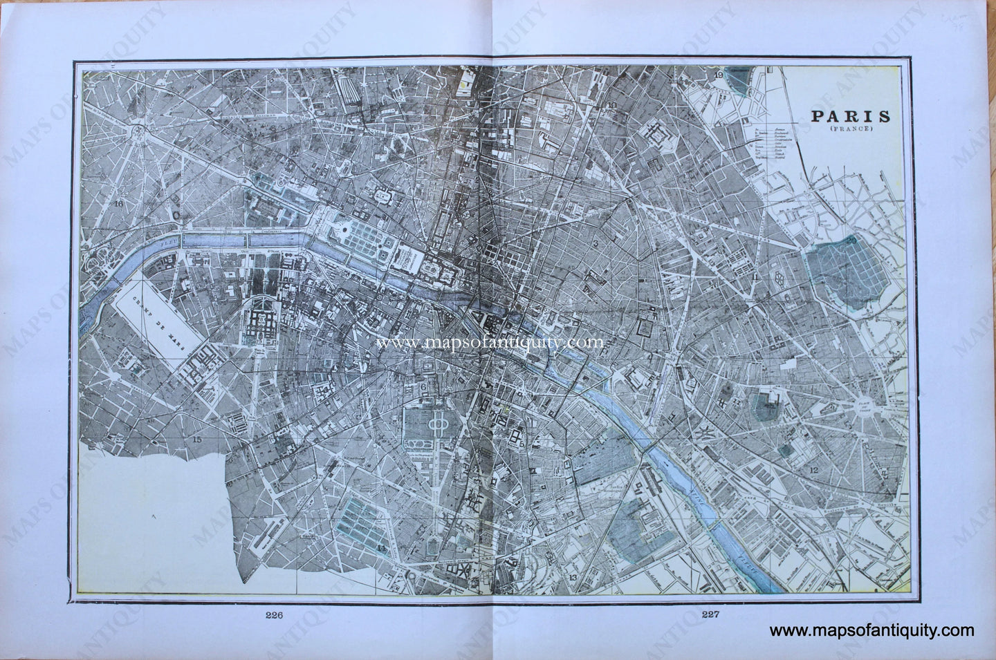 Antique-City-Plan-Rome-(Italy)-Paris-Towns-and-Cities-Italy-1891-Goldthwaite-Maps-Of-Antiquity