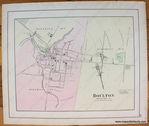 Antique-Maps-Houlton-Maine