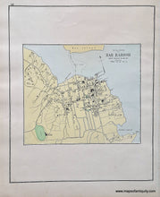 Load image into Gallery viewer, MAI074-Antique-Map-Bar Harbor-Maine-1884
