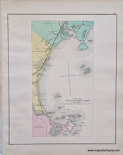 Load image into Gallery viewer, Hand-colored-Antique-Map-Coast-line along Old orchard Beach, Pine Point Beach, Grand Beach, Ferry Beach, Hills Beach, Fletchers Neck, Stratton Island, Prout&#39;s Neck-Maine--United-States-Maine-c.-1884-Stuart/Colby-Maps-Of-Antiquity
