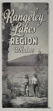 Load image into Gallery viewer, 1951 - The Rangeley Lakes Region Maine Vintage Map Genuine
