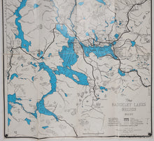 Load image into Gallery viewer, 1951 - The Rangeley Lakes Region Maine Vintage Map Genuine
