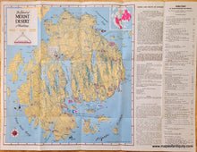 Load image into Gallery viewer, Genuine-Vintage-Map-The-Island-of-Mount-Desert-Maine-1969-Culverwell-Maps-Of-Antiquity
