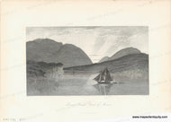 1872 - Mount Desert, Coast of Maine - Antique Print