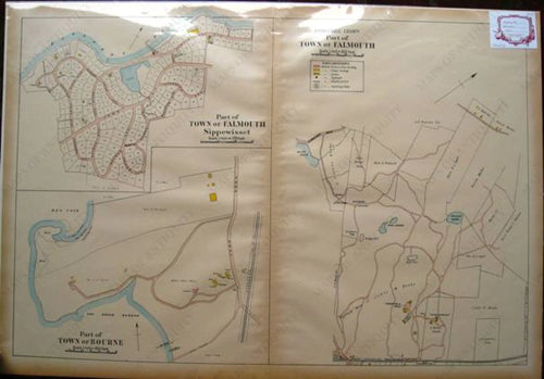 Antique-Map-Part-of-Town-of-Falmouth-Sippewisset-Page-15