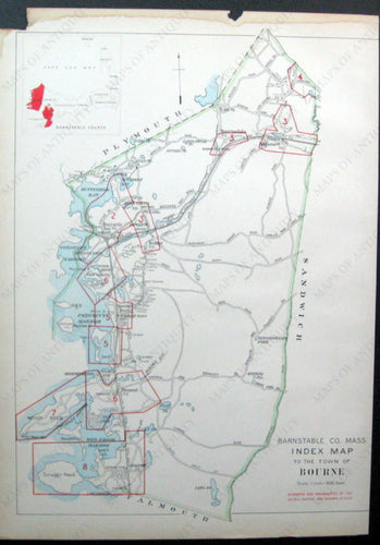 Antique-Map-Index-Map-of-Bourne