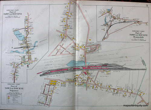 Antique-Hand-Colored-Map-Part-of-the-Town-of-Bourne-Sagamore-and-Bournedale-Page-3-(MA)-Massachusetts-Cape-Cod-and-Islands-1906-Walker-Maps-Of-Antiquity