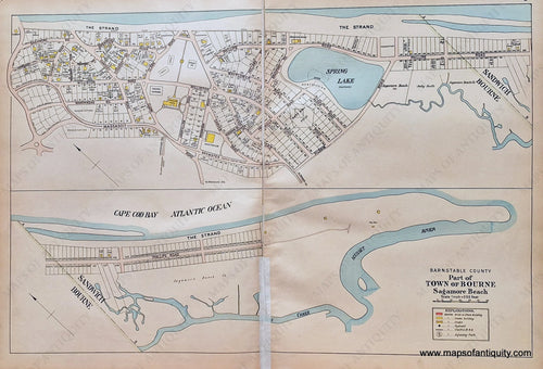 Antique-Hand-Colored-Map-Sagamore-Beach-Part-of-Town-of-Bourne-Page-4-(MA)-Massachusetts-Cape-Cod-and-Islands-1906-Walker-Maps-Of-Antiquity