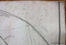 Load image into Gallery viewer, 1836 - A Map Of The Extremity Cape Cod Truro Sheet Only Antique Genuine In Four Sections
