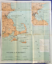 Load image into Gallery viewer, MAS1323-Antique-map-chart-Second-L-H-District-Boston-Cape-Cod-Massachusetts-BayNew-England-1903-Lighthouse-Service-Maps-Of-Antiquity
