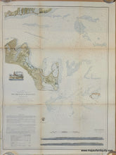 Load image into Gallery viewer, Antique-Coastal-Report-Chart-Muskeget-Channel-Massachusetts-US-Martha&#39;s Vineyard-Cape-Cod-and-Islands-1859-U.S.-Coast-Survey-Maps-Of-Antiquity
