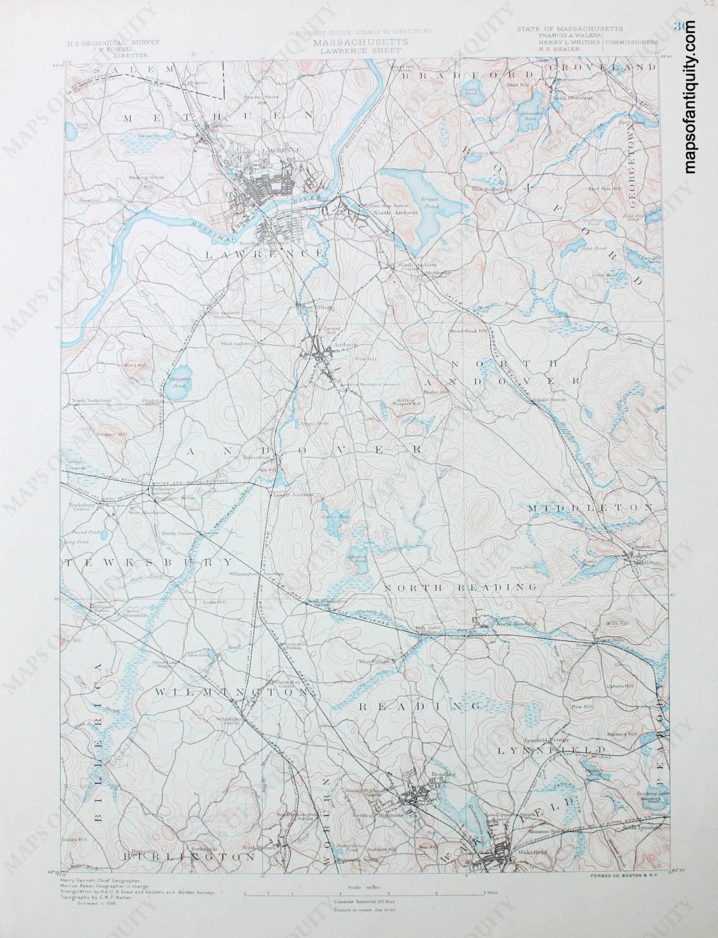 Topographical-Map-MA-Lawrence-sheet-antique-topo-map-United-States-Massachusetts-General-1890-USGS-Maps-Of-Antiquity