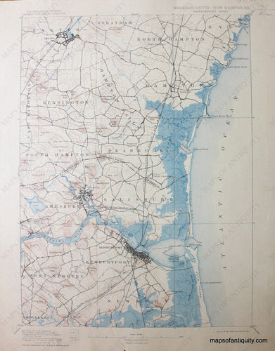 MA-NH-Newburyport-sheet-antique-topo-map