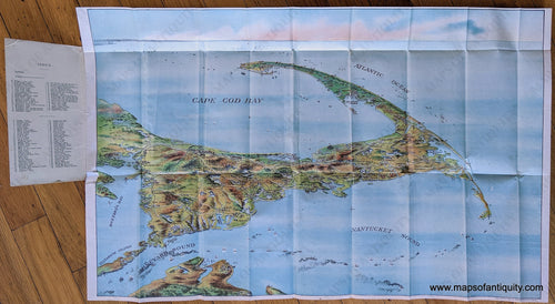 Antique-Map-Bird's-Eye-View-of-Cape-Cod-Murphy-1905