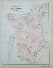 Load image into Gallery viewer, Antique-Hand-Colored-Map-Hingham/Scituate/Scituate-Harbor/North-Cohasset--(MA)-United-States-Massachusetts-1879-Walker-Maps-Of-Antiquity
