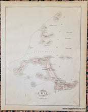 Load image into Gallery viewer, 1879 - Double-sided sheet with three maps: Nantasket Beach/Hull/Downer Landing (MA) - Antique Map
