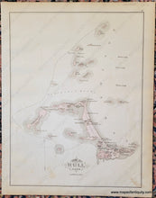 Load image into Gallery viewer, 1879 - Double-Sided Sheet With Three Maps: Nantasket Beach/Hull/Downer Landing (Ma) Antique Map
