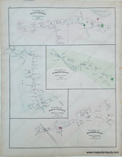 Load image into Gallery viewer, Antique-Hand-Colored-Map-Hanover/Hanson-(MA)-United-States-Massachusetts-1879-Walker-Maps-Of-Antiquity
