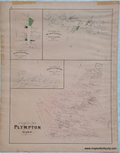 Load image into Gallery viewer, Antique-Hand-Colored-Map-Duxbury Pembroke Plympton-(MA)--United-States-Massachusetts-1879-Walker-Maps-Of-Antiquity
