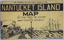 Load image into Gallery viewer, Antique-Uncolored-Pictorial-Map-Nantucket-Island-United-States-Massachusetts-c.-1940-New-England-Map-Co./L.-Parker-Maps-Of-Antiquity
