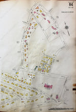 Load image into Gallery viewer, Antique-Hand-Colored-Map-Brookline-Mass.-Wards-84-and-85-United-States-Massachusetts-1925-Sanborn-Map-Co.-Maps-Of-Antiquity
