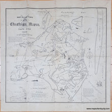 Load image into Gallery viewer, Vintage map of Chatham, Massachusetts on Cape Cod from 1928. Antique-Map-Chatham-Mass-MA-Massachusetts-Hudson-1929-1928-Cape-Cod-Chamber-of-Commerce-Maps-of-Antiquity-1920s
