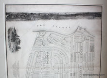 Load image into Gallery viewer, 1873 - Plan Of Lagoon Heights Martha’s Vineyard Mass. Framed Map Antique Framed Genuine
