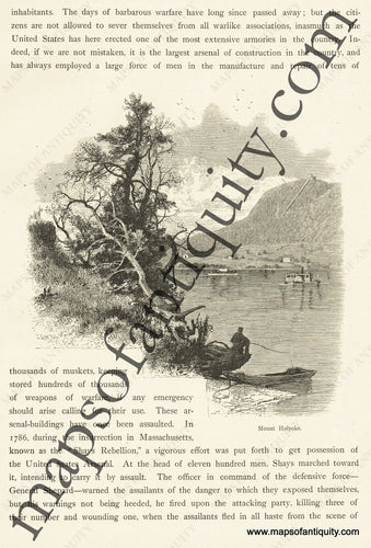 Antique-Black-and-White-Engraved-Illustration-Mount-Holyoke-Massachusetts-Hampshire-County-1872-Picturesque-America-Maps-Of-Antiquity