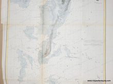 Load image into Gallery viewer, Antique map with hand-coloring in tones of brown, green, blue for water, brick red for cities/buildings. Hand-Colored-Antique-Nautical-Chart-Preliminary-Chart-of-Monomoy-Harbor-Massachusetts-Massachusetts-Cape-Cod-and-Islands-1856-U.S.-Coast-Survey-Maps-Of-Antiquity
