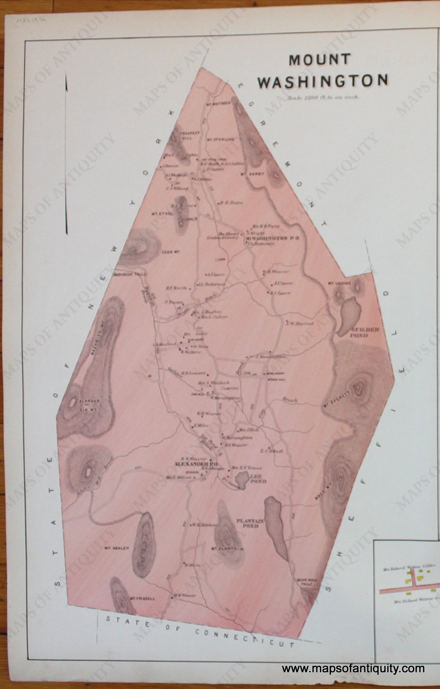 Antique-Map-Berkshire-county-Massachusetts-Mount-Washington-1904-Barnes-Farnham-1900s-Maps-of-Antiquity