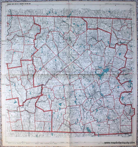 Genuine-Antique-Map-Untitled--Worcester-County-with-parts-of-Middlesex-Franklin-Hampshire-and-Hampden-Counties-Antique-Maps---Massachusetts--1905-Scarborough-Company-Maps-Of-Antiquity-1800s-19th-century