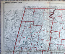 Load image into Gallery viewer, 1905 - Untitled- Berkshire County With Parts Of Franklin Hampshire And Hampden Counties Antique Map
