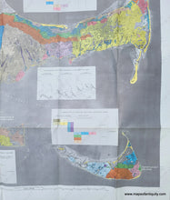 Load image into Gallery viewer, Old-Printed-Color-Map-Geologic-Map-of-Cape-Cod-and-the-Islands-Massachusetts-1986-US-Geological-Survey-Maps-Of-Antiquity
