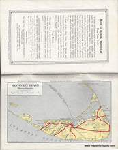 Load image into Gallery viewer, 1930 - Nantucket Travel Booklet - Antique Travel Booklet with Map
