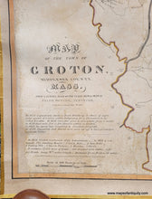 Load image into Gallery viewer, Genuine-Antique-Wall-Map-Map-of-the-Town-of-Groton-Middlesex-County-Massachusetts-Caleb-Butler-1831-Maps-Of-Antiquity
