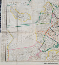 Load image into Gallery viewer, 1853 - Plan of Boston, Comprising a part of Charlestown and Cambridge - Antique Map
