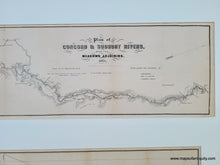 Load image into Gallery viewer, Genuine-Antique-Map-and-Diagram-Plan-of-Concord-Sudbury-Rivers-with-the-Meadows-Adjoining-and-Profile-of-the-Concord-and-Sudbury-Rivers-1861-Bufford-Maps-Of-Antiquity
