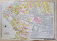 Load image into Gallery viewer, Genuine-Antique-Map-Plate-17-Charlestown---Part-of-Ward-4-City-of-Boston-Boston-Ward-Maps--1912-Bromley-Maps-Of-Antiquity-1800s-19th-century
