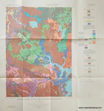 Load image into Gallery viewer, 1964 - Surficial Geology of the Salem Quadrangle, Massachusetts - Vintage Map
