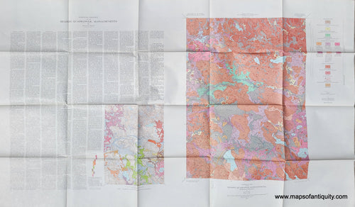 Genuine-Vintage-Map-Surficial-Geology-of-the-Reading-Quadrangle-Massachusetts-1962-Robert-N-Oldale-US-Geological-Survey-Maps-Of-Antiquity