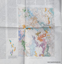 Load image into Gallery viewer, 1958 - Surficial Geology Of The Lawrence Quadrangle Massachusetts Antique Map Genuine Vintage
