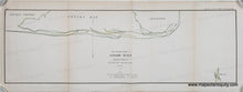 Load image into Gallery viewer, 1889 - Map Showing changes in Cotamy Beach, Martha's Vineyard, from surveys made in 1886, 1887 and 1889 - Antique Hand-colored Chart

