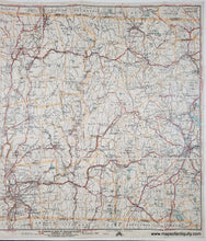 Load image into Gallery viewer, 1915 - Automobile Map of  Central Massachusetts (No. 9) - Genuine Antique Map
