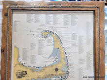Load image into Gallery viewer, Original printed color with yellow for land and blue along the shore. Vintage-Map-Marine-Disasters-of-Cape-Cod-Shipwreck-Shipwrecks-Nautical-History-Maps-of-Antiquity
